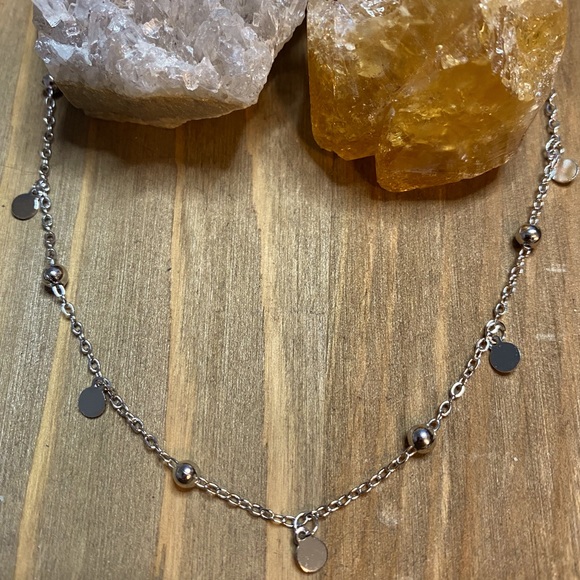 Sterling silver beaded necklace 🌷🌸 - Picture 4 of 6